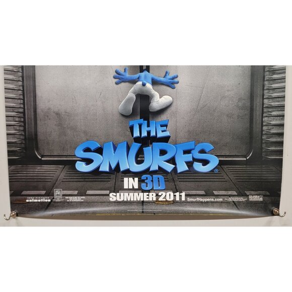 THE SMURFS Movie Poster Double Sided Original 27x40 - Picture 4 of 9